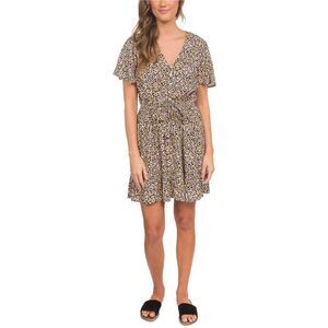 Hurley Womens Flirty Fit & Flare Dress, Multicoloured, NWT